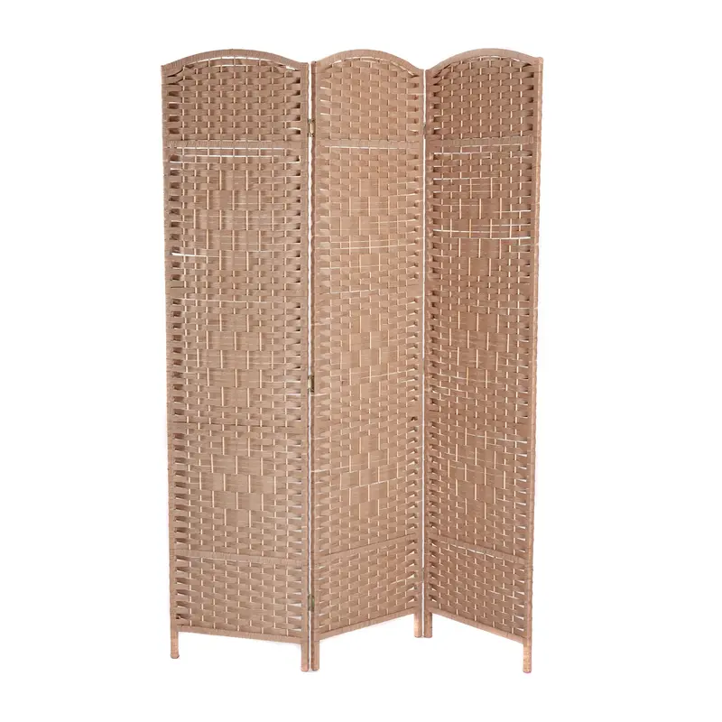 RAUMTEILER "QUINN" | Holz, 168x120cm | Natur Paravent | Farbe