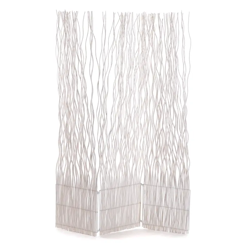 RAUMTEILER "WAVE 3" | Weide, 170x120cm (HxB) | Paravent, Trennwand | Farbe