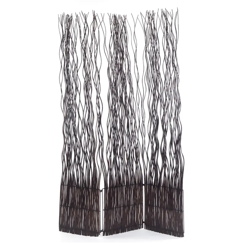RAUMTEILER "WAVE 3" | Weide, 170x120cm (HxB) | Paravent, Trennwand | Farbe