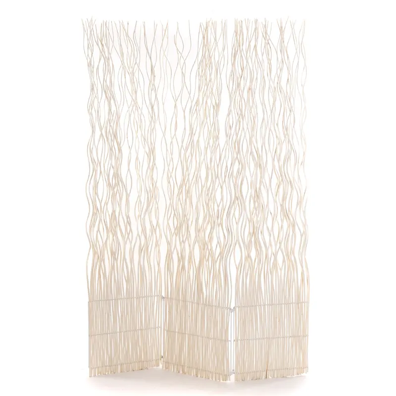 RAUMTEILER "WAVE 3" | Weide, 170x120cm (HxB) | Paravent, Trennwand | Farbe