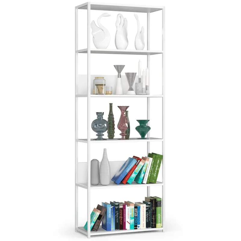 Regal – LOFT – Breites Metallregal mit sechs offenen Ablagen