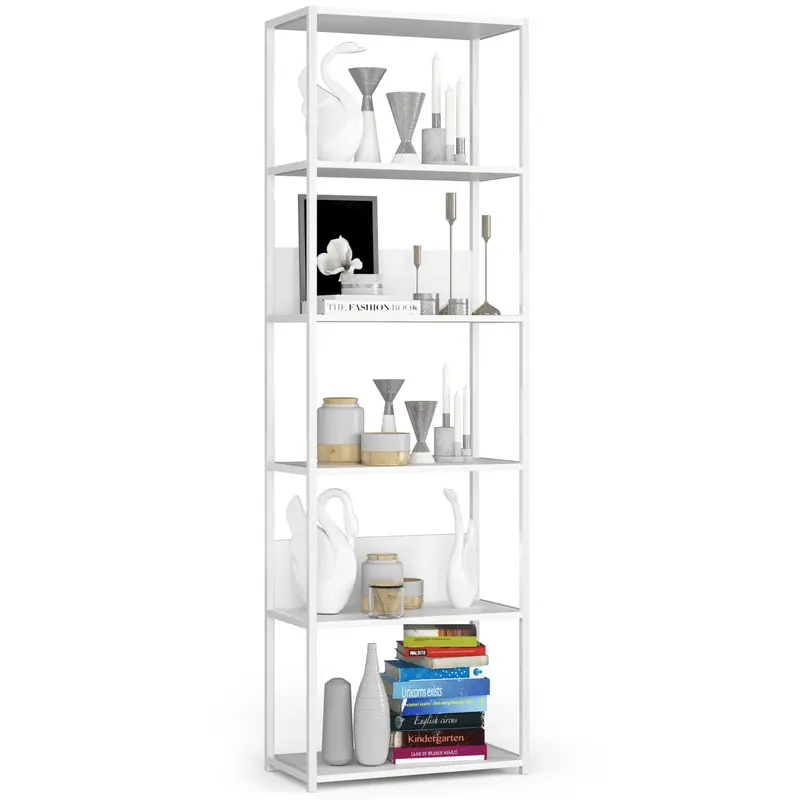 Regal – LOFT – Breites Metallregal mit sechs offenen Ablagen