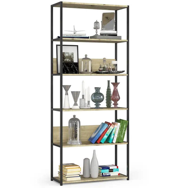 Regal – LOFT – Großes Industrie-Design mit 6 offenen Fächern
