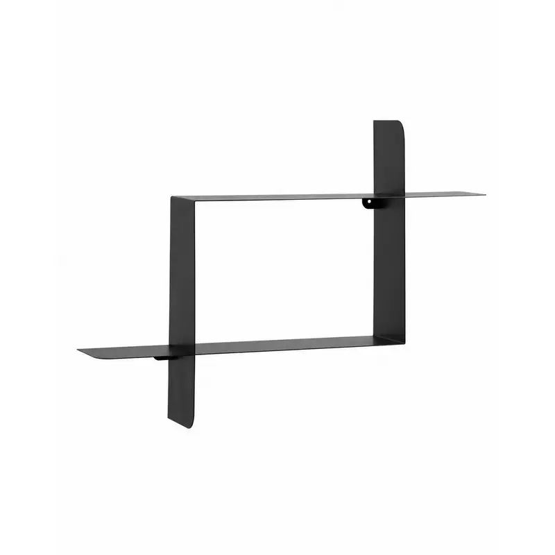 Regal MOCA 70cm aus Metall - Schwarz