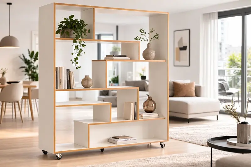 Regal & Raumteiler SOUTHBURY – White & Oak