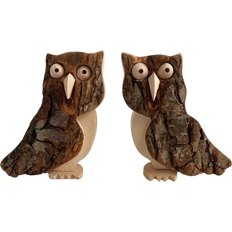 Rindeneulen Set aus Holz