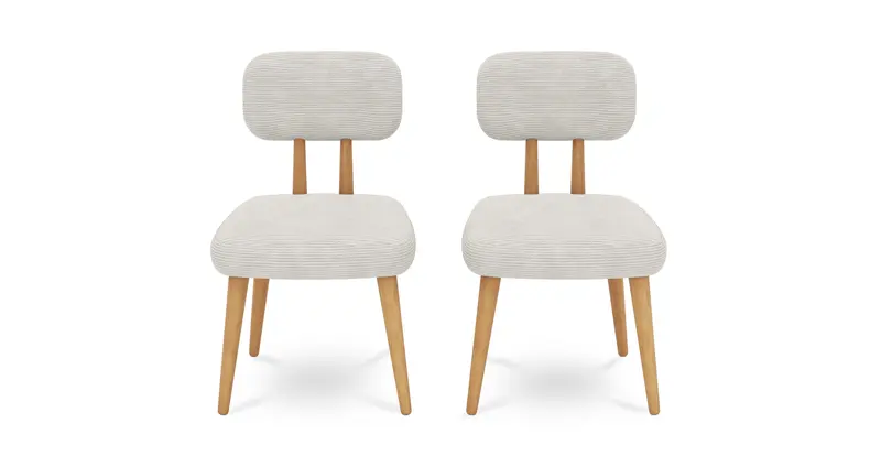 Roa Stuhl 2er-Set - Cord Velours