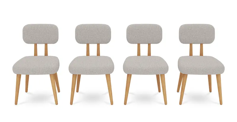 Roa Stuhl 4er-Set - Gewebe