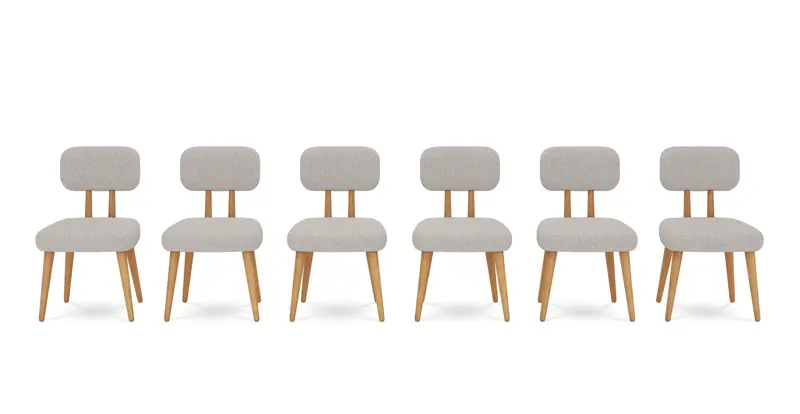 Roa Stuhl 6er-Set - Gewebe