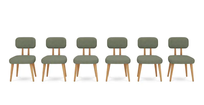 Roa Stuhl 6er-Set - Performance-Stoff