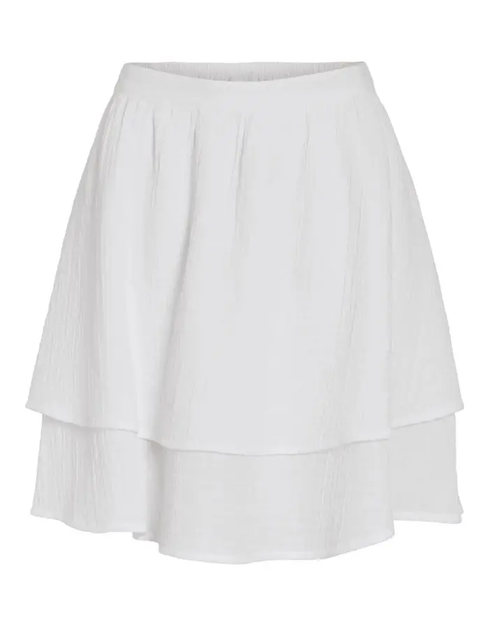 Rock Vilania HW Short Skirt I Cloud Dancer