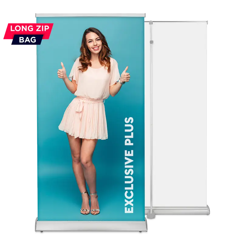 Roll-Up Exclusive Plus 100 x 220 cm mit Teleskopmast