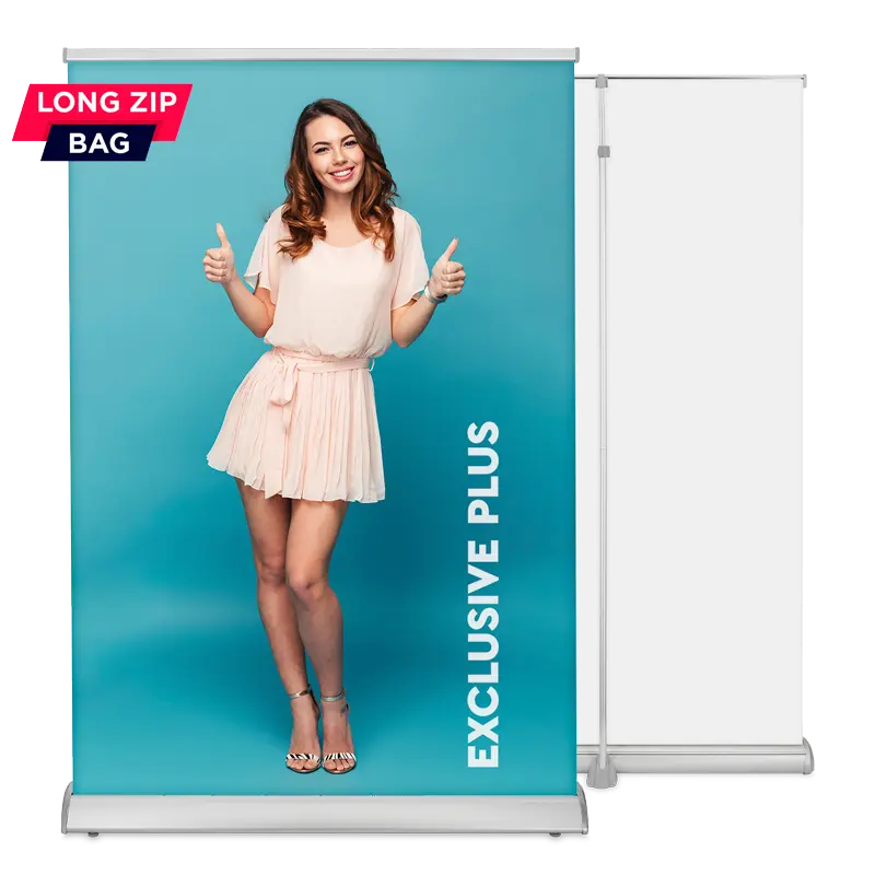 Roll-Up Exclusive Plus 150 x 220 cm mit Teleskopmast