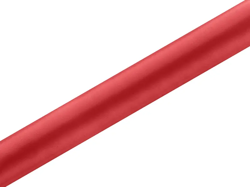 Satin Stoff 36 cm x 9 m rot
