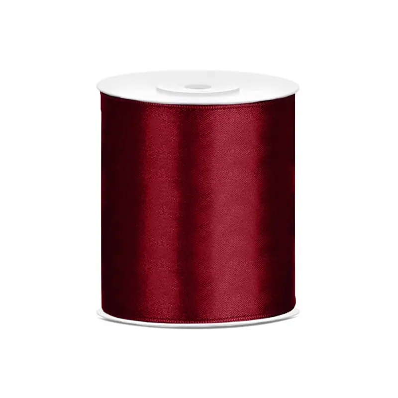 Satin Tischband 100 mm x 25 m bordeaux