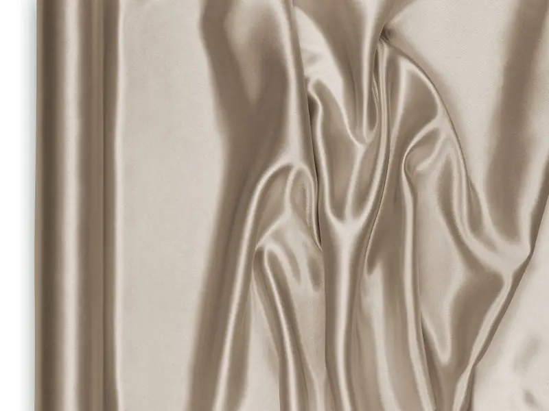 Satin Tischläufer 48 cm x 9 m kaltgold