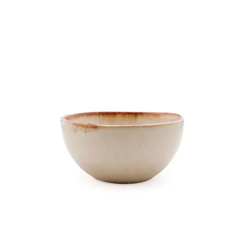 Saucenschale – Steingut Material, Rundes Design, Weiße Farbe, S – Cascais | Bazar Bizar Antwerp