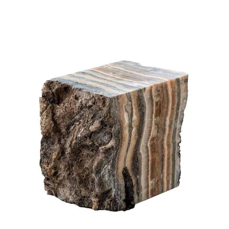 Säule – Onyx Stein, Raue Oberfläche, Natürliches Design – Keydan | PTMD