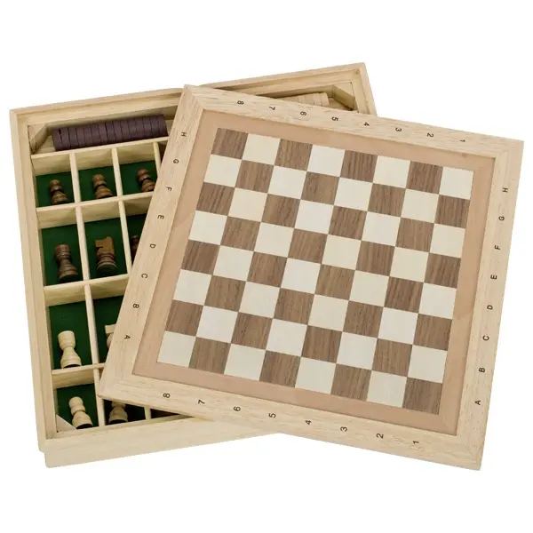 Schach/Dame/Mühle Set