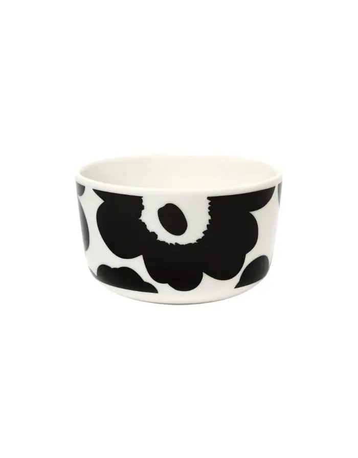 Schälchen Oiva/Unikko 2,5dl I Schwarz/Weiß