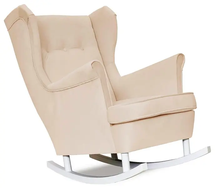 Schaukelsessel Ari beige Schaukelfunktion Ausführung TRINITY 01