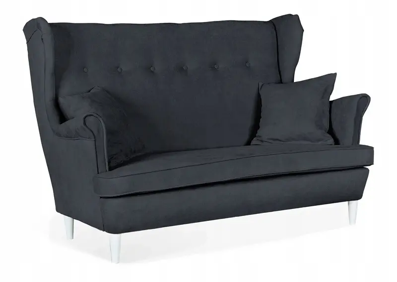 Schlafsofa Ari dunkel Samtoptik Schlaffunktion Ausführung SOFA ARI ENJOY 25