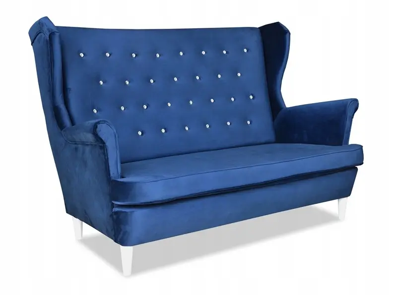 Schlafsofa Diana blau Schlaffunktion Ausführung SOFA DIANA ROYAL 22