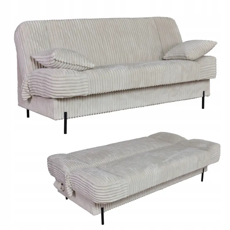 Schlafsofa Rene beige Schlaffunktion Ausführung Rene