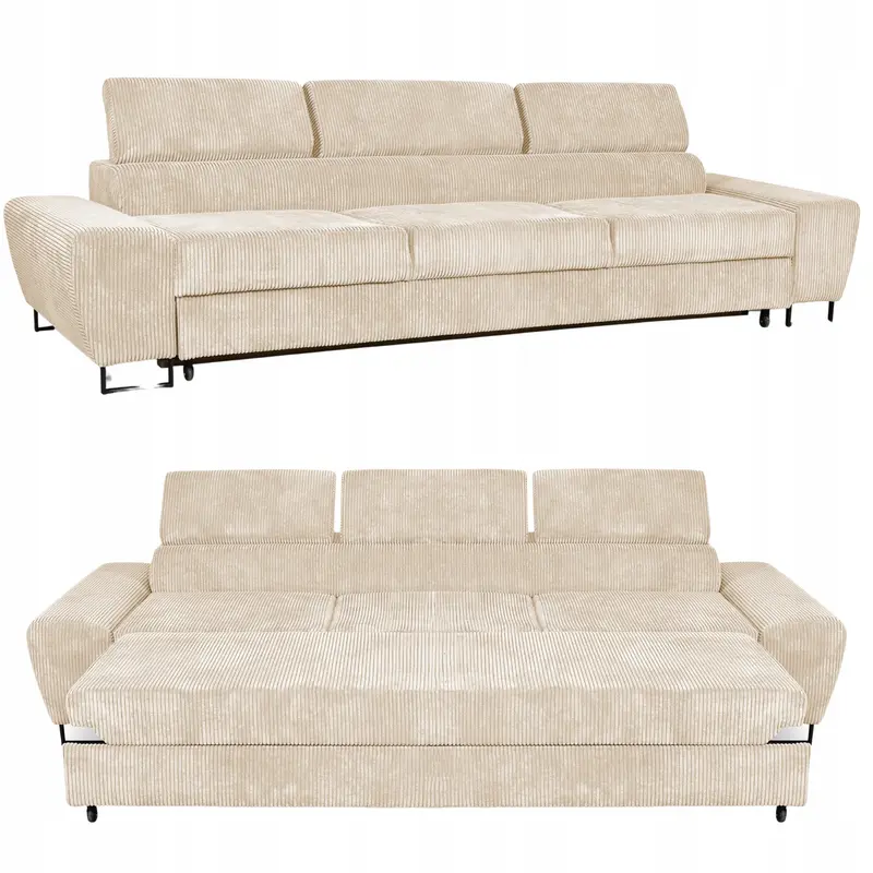 Schlafsofa Savio beige Schlaffunktion Ausführung Savio Anafi 22