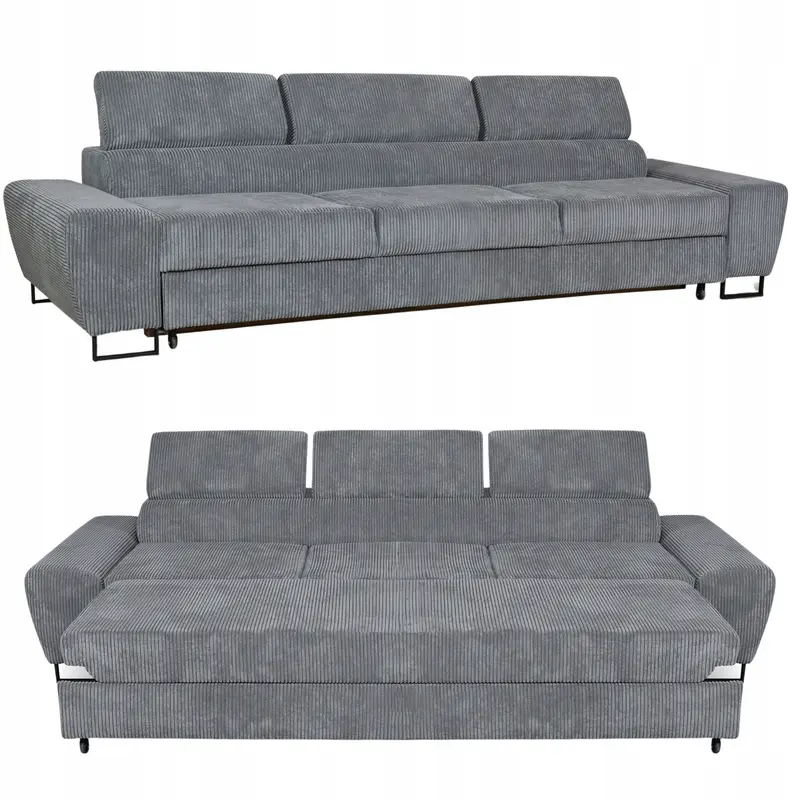 Schlafsofa Savio grau Schlaffunktion Ausführung Savio Anafi 3