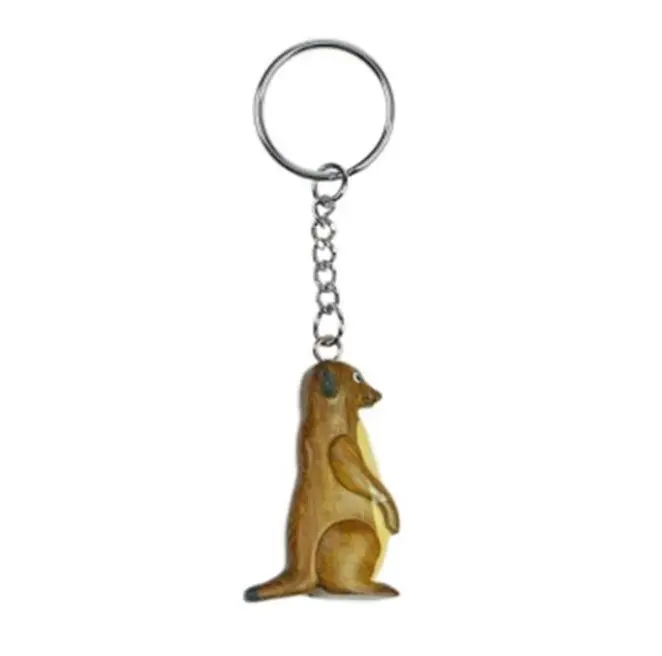 Schlüsselanhänger Erdmännchen aus Holz Nr. 019.011