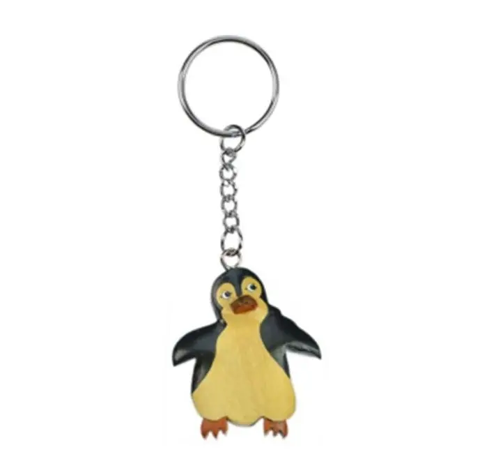 Schlüsselanhänger Eselspinguin aus Holz Nr. 019.009