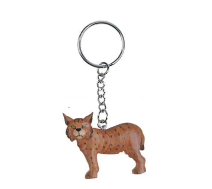 Schlüsselanhänger Luchs aus Holz Nr. 019.049