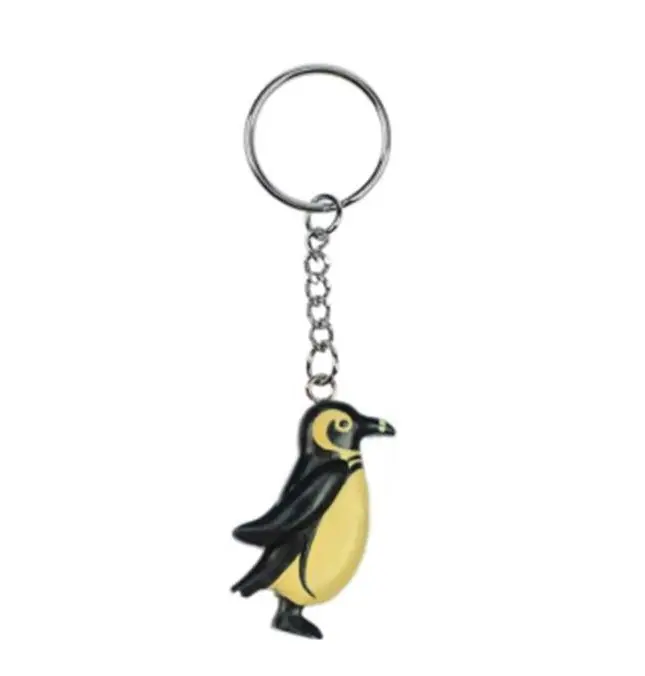 Schlüsselanhänger Magellanpinguin aus Holz Nr. 019.008