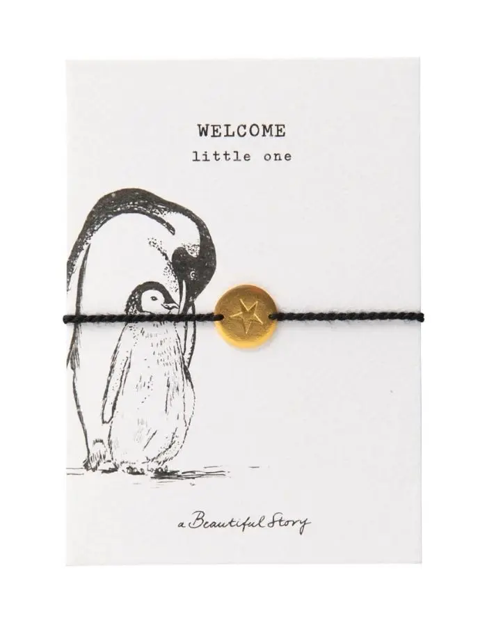 Schmuck Postkarte I Pinguin