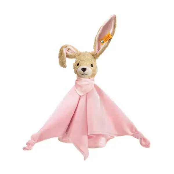 Schmusetuch Hoppel-Hase (rosa)