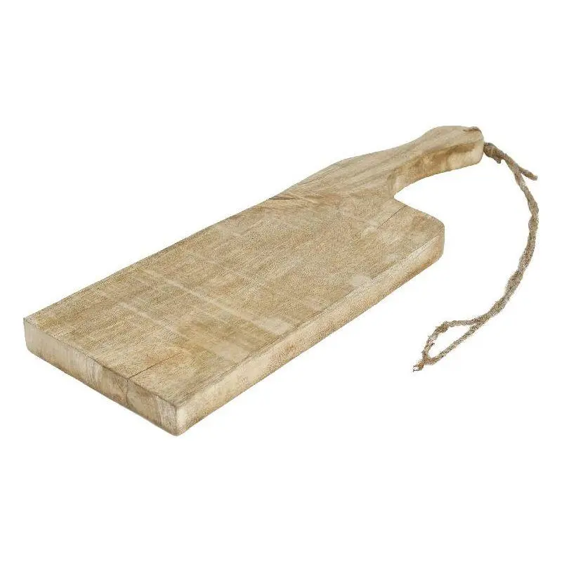 Schneidebrett aus massivem Naturholz, warmer Braunton, schlanke längliche Form S – Minou | PTMD
