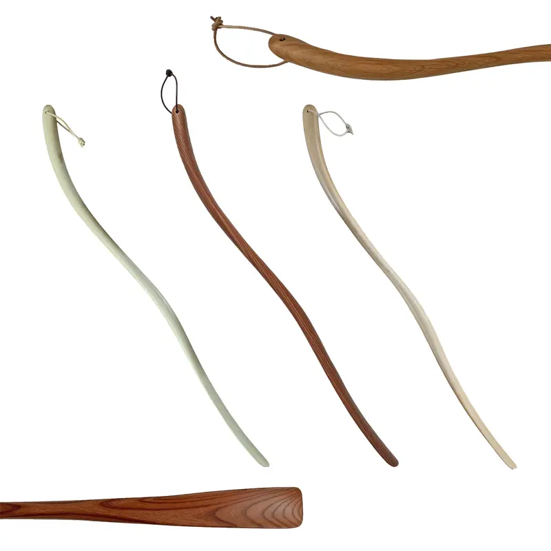 Schuhanzieher/Schuhlöffel "Harry Exklusiv" 55 cm oder 75 cm natur