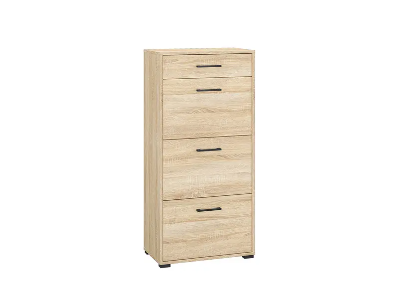 Schuhschrank – CARO – Praktischer Schuhschrank in Sonoma hell