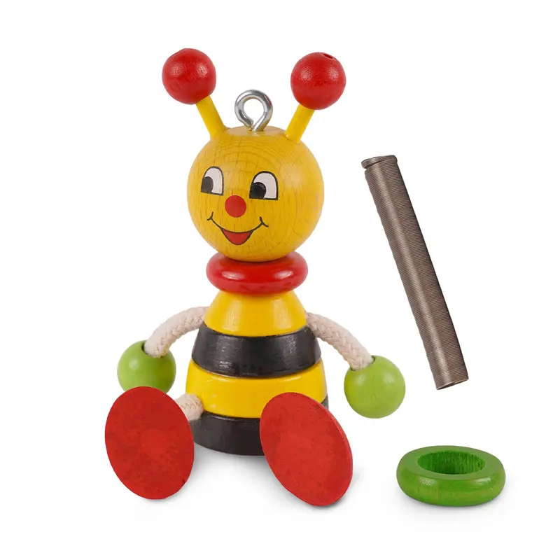 Schwingfigur "Biene", farbig, 13 cm