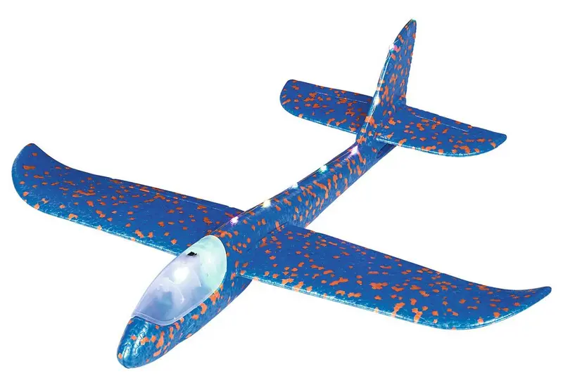Segelflugzeug leuchtend