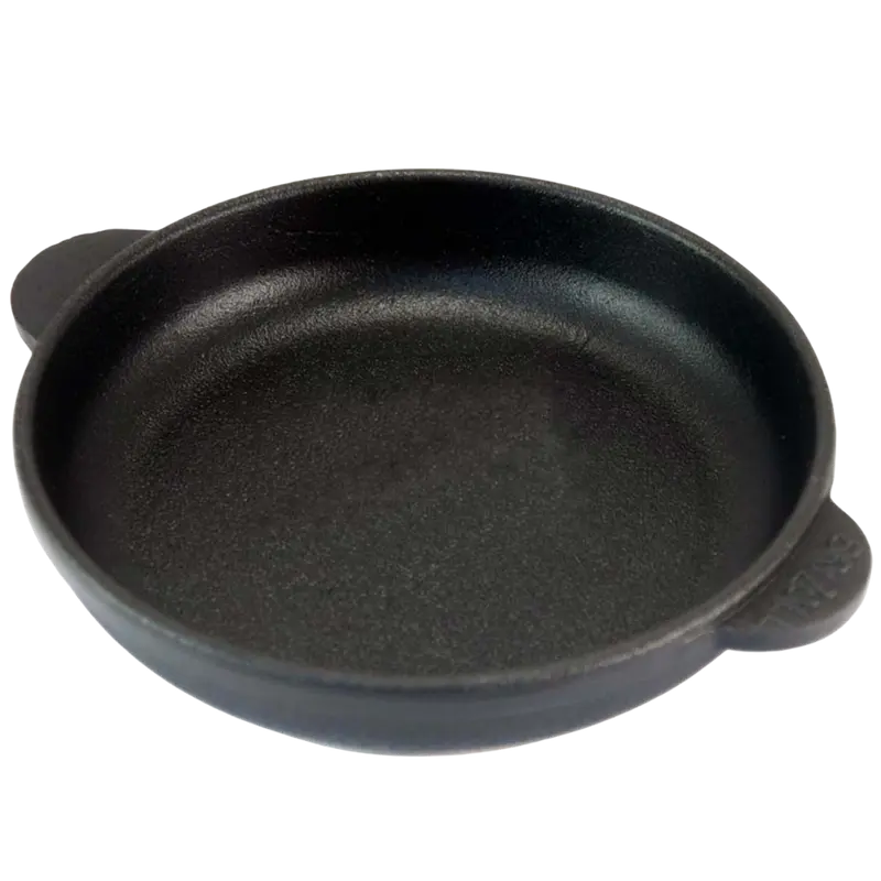 Servierpfanne Gusseisen 16 cm rund H 2,5 cm robust & vielseitig