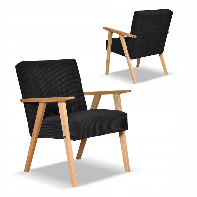 Sessel Anafi schwarz