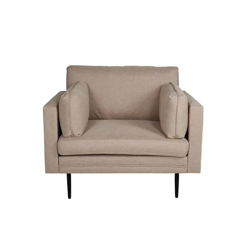 Sessel Boom aus Stoff - Braun