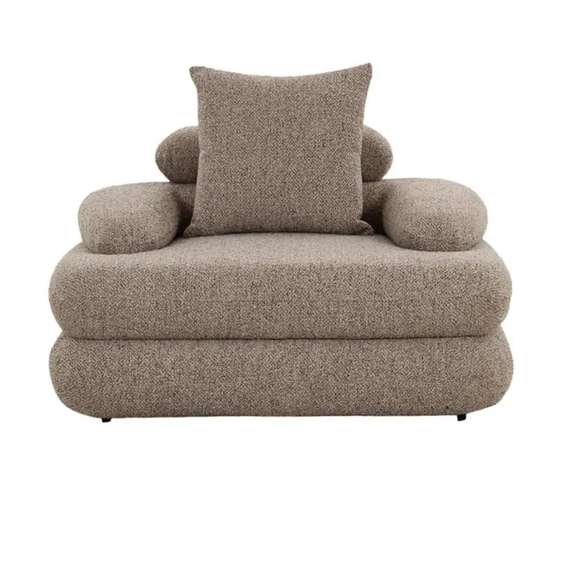 Sessel Cairo aus Teddy Bouclé - Sand