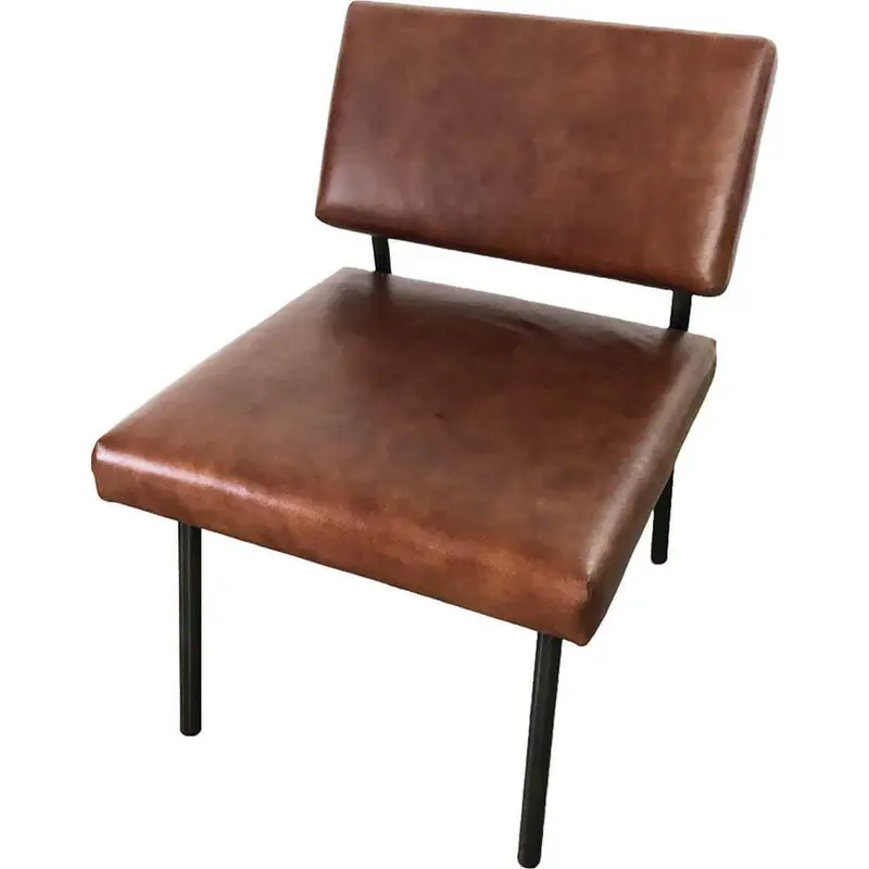 Sessel Craig aus Büffelleder - Braun
