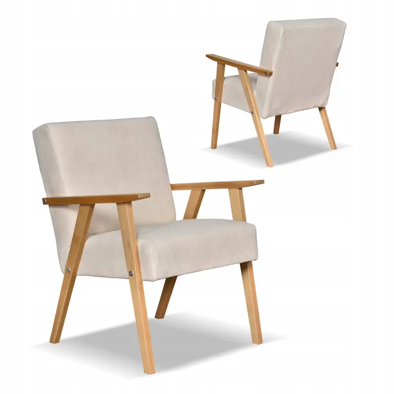 Sessel Hunter beige Samtoptik