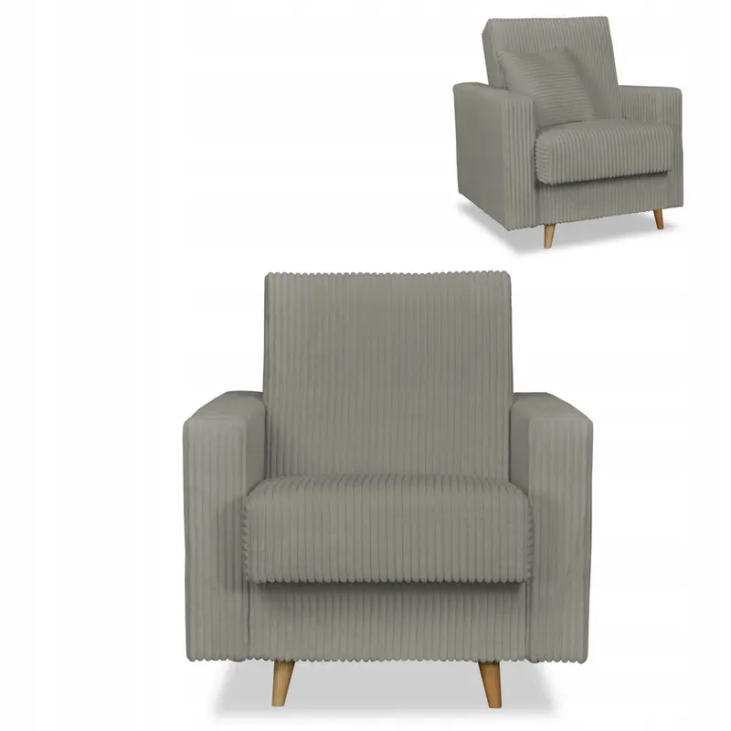 Sessel Rene beige Bonell-Federkern Stauraum Ausführung Rene Estella 9