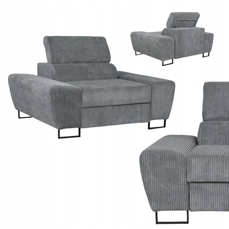 Sessel Savio grau Ausführung Savio Anafi 3