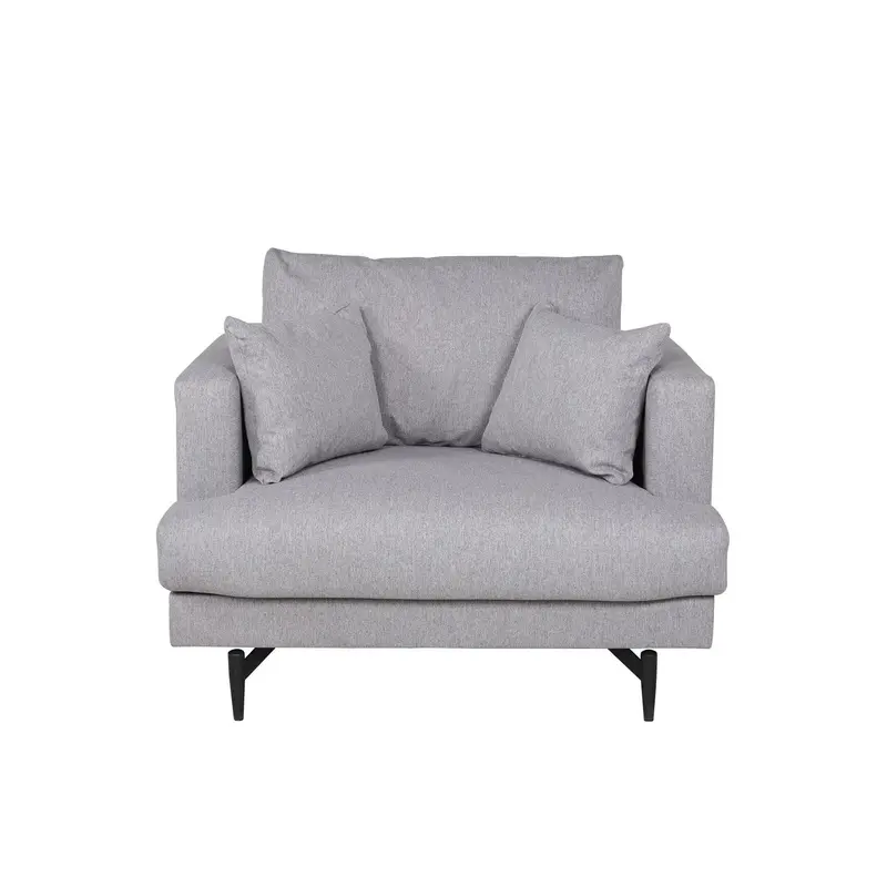 Sessel Sofia aus Stoff - Grau
